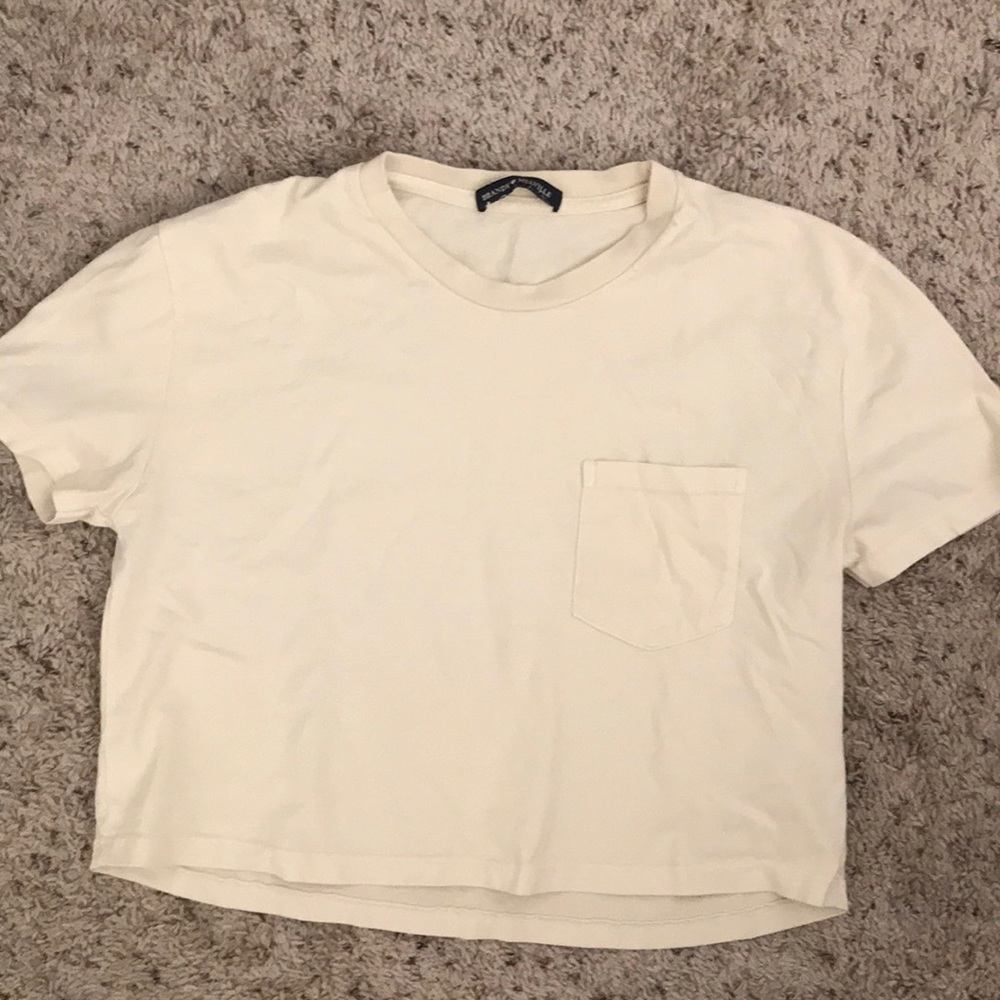 Brandy cropped tee